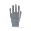 Hespax Non-dust Seamless Work Cheap Breathable Grey Gloves